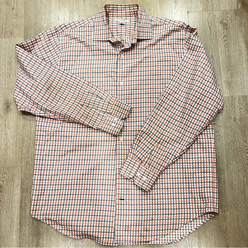 Banana Republic Men's Button Down Checkered Shirt